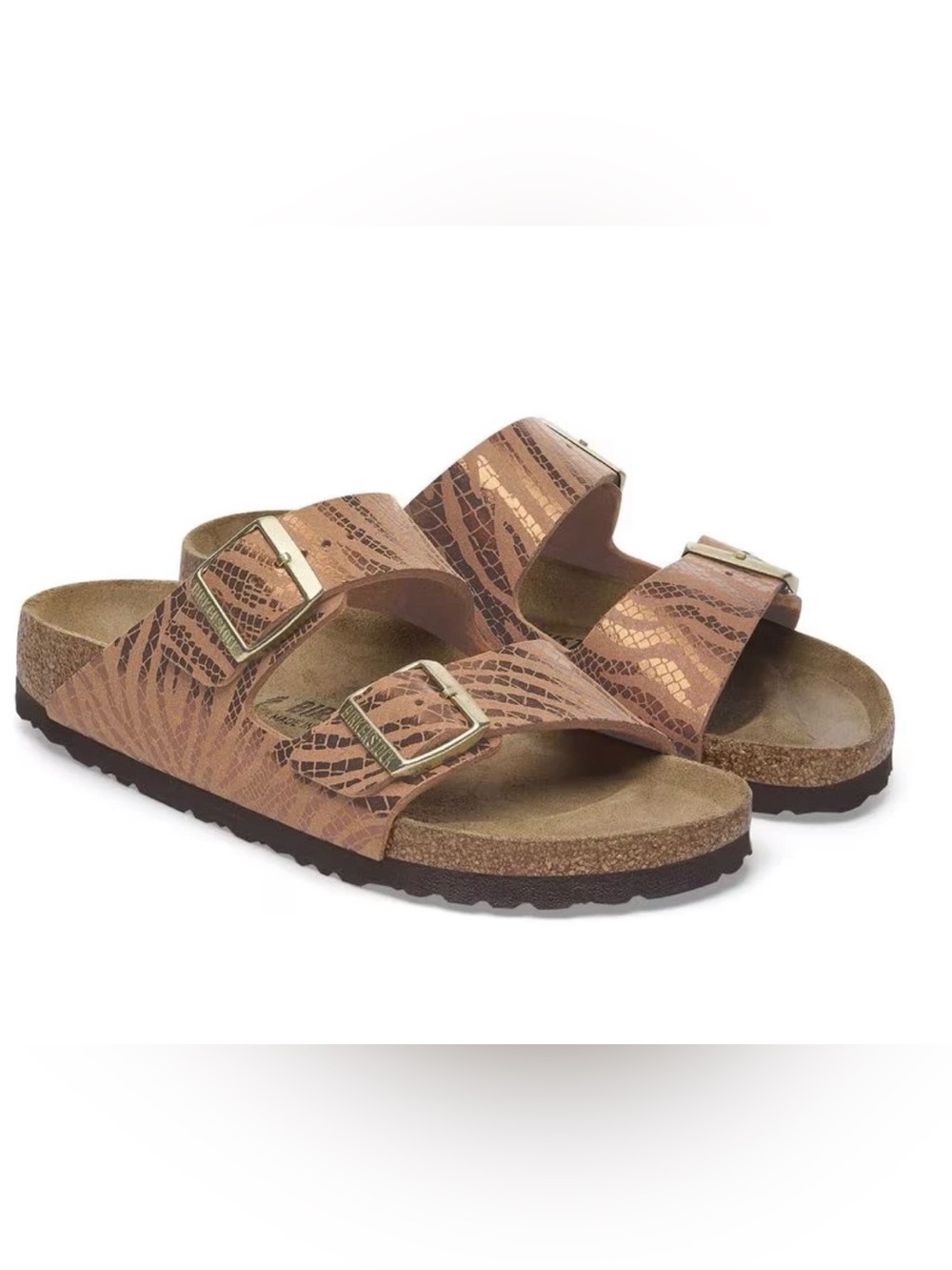 Birkenstock Arizona Sandal Silky Zebra Pecan- Women’s size 40